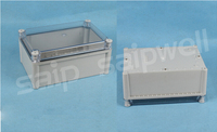 Saipwell 280*190*130mm ABS/PC IP66 Boîte de jonction extérieure étanche avec couvercle transparent pour câbles électriques