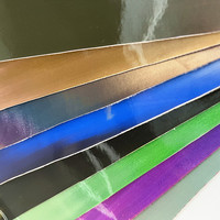Tissu holographique irisé brillant imperméable en cuir TPU pour sacs et accessoires de décoration intérieure