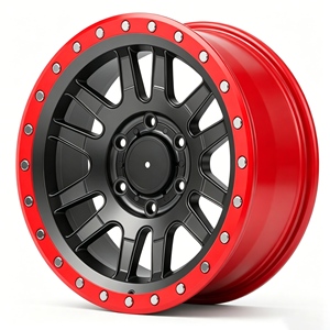 ล้อออฟโรดสีแดงลาย Beadlock ขนาด 5x114.3 5x120 5x112 5x114.3 สำหรับ E91 359m F33 Tt Mk2 ล้อฟอร์จ - Product Image 2
