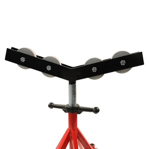 H406 Five-wheel Bracket Movable Pipe Holding <b>Stands</b> Supporting Tube Size 40" Loading <b>Weight</b> 2300kg - Product Image 6