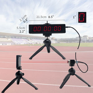 Lauf geschwindigkeit Laser Timer 0-500m Drahtlose Kommunikation> 8m Effektiver LED Track Field Laser Race Timer für den Einsatz im Fitness studio