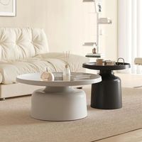 Table basse extensible ovale simple et moderne de style japonais, nouvelle collection 2026, pour la maison, petite table à manger en acier métallique
