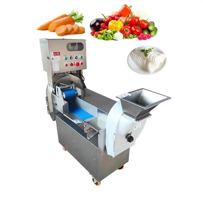 Verstelbare Automatische Commerciële Mini Tafelblad Voedselsnijder Industriële Groente Fruitsnijmachine Vers Vlees Plakmachine