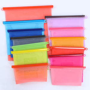 Custom Logo Reusable Silicone Food Freezer Storage Bag - Product Image 5