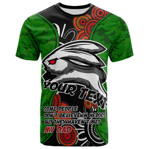 Nueva venta al por mayor de camisetas de los hombres Custom South Sydney Rabbitohs Polynesian <span class=keywords><strong>Pattern</strong></span> Rugby Fan Wear para reuniones de partidos - Product Image 3
