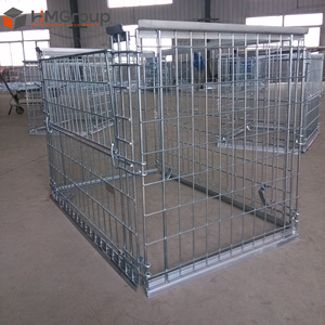 גודל מותאם אישית מתקפל כבד הגנה קורוזיה תעשייתי stackable מתכת מיכל מתכת עמיד - Product Image 1