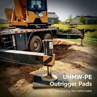 Plaques de stabilisation HDPE pour la construction routière, plaques de stabilisation UHMWPE à haute capacité de charge, taille personnalisée