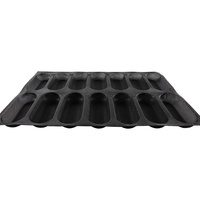 Moule à hot-dogs en fibre de verre et silicone personnalisé 600x400x38mm 14 cavités
