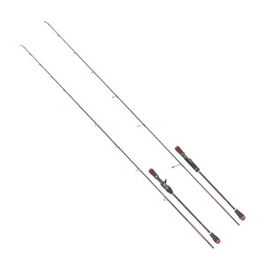 <span class=keywords><strong>Canne</strong></span> à pêche Diaoshi Ni New Red Wolf Slow Jigging en carbone 1,9 m, action ML moyennement souple, poignée EVA, <span class=keywords><strong>pour</strong></span> la pêche en bateau en rive, la pêche au bonite, au calamar et aux crevettes - Product Image 1