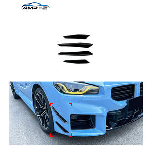 G87 fibra de carbono aspecto parachoques delantero lateral ventilación divisor Auto Body Tunning para <span class=keywords><strong>BMW</strong></span> <span class=keywords><strong>M2</strong></span> G87 <span class=keywords><strong>2023</strong></span> + - Product Image 1