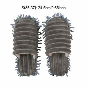<span class=keywords><strong>S</strong></span>/<span class=keywords><strong>M</strong></span>/<span class=keywords><strong>L</strong></span> 2 unids/par Calcetines antideslizantes para pies de suelo perezoso zapatos mopa zapatillas pulido rápido limpieza polvo herramientas de cocina suministros de baño - Product Image 5
