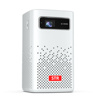 Proyector Inteligente Android 9.0 DLP LED HD 3D, 540P Nativo, 280 Ansi, Mini Proyector Portátil para Exteriores, Reproductor de Películas para Campamento