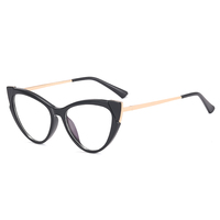 MS 81098 2023 Nouveau TR Cadre Miroir Optique Mode Cat Eye Lunettes Anti-Lumière Bleue Lunettes Peut Être Personnalisé Logo