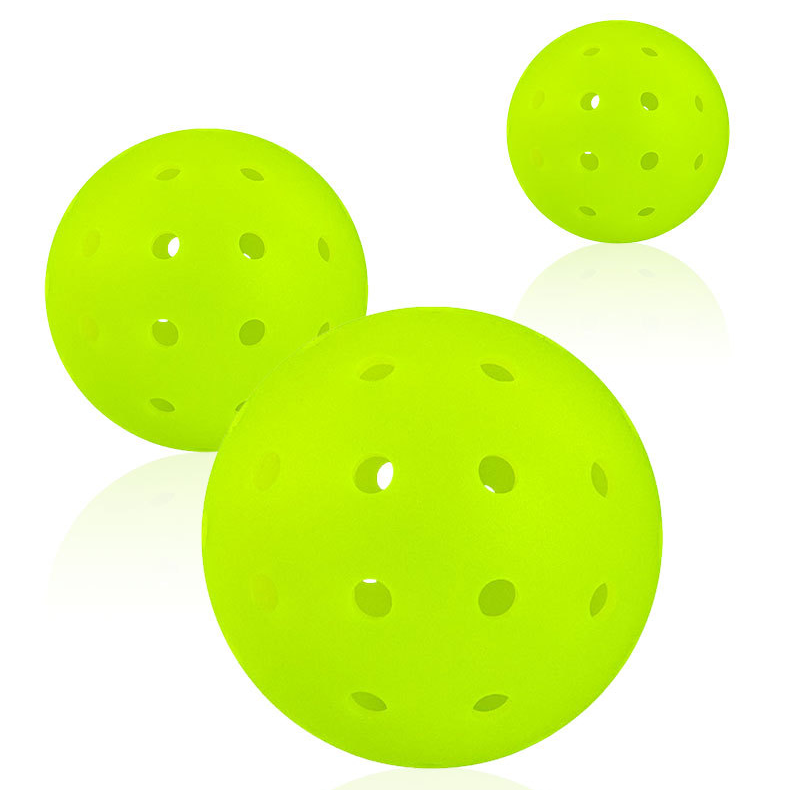 Outdoor Pickleball Balls 48 Holes Training Pickleball Accessories 74mm Standard Pickle Balls Competition Hollow Balls