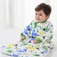 Sac de couchage pour enfants 3,5 Tog en coton biologique, différentes tailles, de la naissance à 4 ans