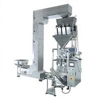 Machine verticale semi-automatique de pesage de granulés à grande vitesse 500g pour café moulu, sachets à valve et films pour sacs à fond plat