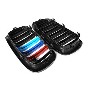 ตะแกรงตะแกรงกันชนคู่สี <span class=keywords><strong>M</strong></span> สำหรับ X5 BMW X6 bumper Grill ABS คุณภาพสูงกรุณาย่างสำหรับ BMW F15 F16 X5M 2015-2018 - Product Image 5