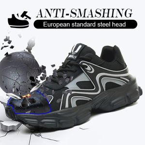 <span class=keywords><strong>Scarpe</strong></span> <span class=keywords><strong>Antinfortunistiche</strong></span> alla Moda <span class=keywords><strong>con</strong></span> Assemblaggio Diretto in Fabbrica, Caratteristiche Antiurto e Antiperforazione, e Design Traspirante per Uso Lavorativo - Product Image 4