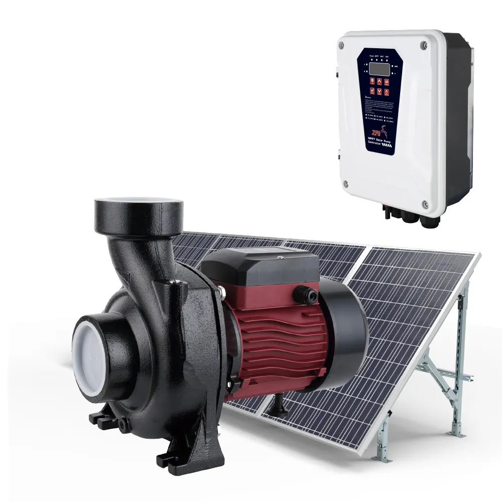 ZRI-controlador MPPT de 2/3/4 pulgadas, 3 Hp, bombas solares para agricultura, sistema de bomba de agua de superficie Solar