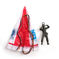 Hand werfen Mini spielen Fallschirm Fallschirm jäger Outdoor-Spiele Kinder Lernspiel zeug mit Figur Soldat für Kinder PP Kunststoff