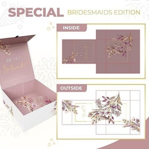 Custom Design Wholesale Printing <b>Paper</b> Boxes Fancy Style Packaging Folding Magnet Gifts Box - Product Image 4