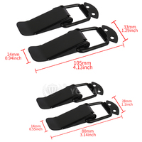 Clips arrière, boucles de fixation, fermoirs de bagages, fermoirs renforcés, clips de pare-chocs de voiture