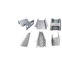 Gouttière étanche en zinc, aluminium et magnésium de type M, canal de drainage photovoltaïque pour abri solaire et accessoires de montage de toiture BIPV