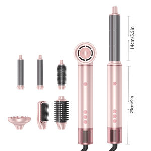 Set Penata Rambut Multifungsi 7 in 1: Catokan Rambut Cepat, Pelurus Rambut, Curling Iron, Sikat Udara Panas, Pengering Rambut - Product Image 4