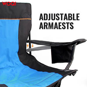 Silla de Camping Plegable Woqi para 2 Personas, Color Azul Rey, Silla de Jardín para Exteriores con Portavasos - Product Image 2