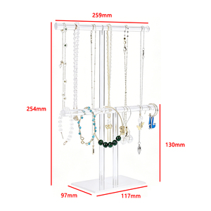Expositor de Joyería de Acrílico Transparente Personalizado, Soporte para Collares y Pulseras, Organizador de Joyería para Tiendas, Hogar y Escritorio - Product Image 6