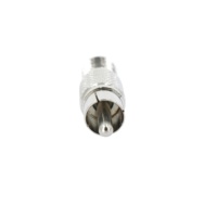 Venta directa de fábrica Conector de compresión de cable coaxial RF F Hembra RCA Macho a F Conector hembra