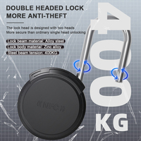 Cadenas intelligent sans batterie NFC, étanche IPX5, système de gestion des enregistrements IP55, application de fonctionnement, autorisation à distance