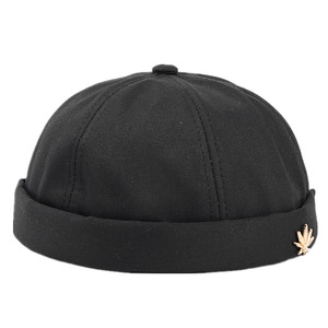 Gorros Docker para Hombre, Gorro de Trabajo con Borde Enrollado, Gorro Retro sin Visera, Gorra de Marinero Ajustable - Product Image 5