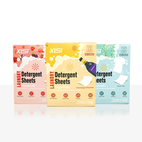 OEM/ODM Marque privée Feuille de détergent naturel écologique Bandes de savon biodégradables pour laveuse Feuilles de détergent à lessive