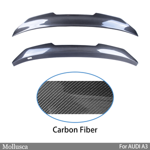 สปอยเลอร์หลังคาร์บอนไฟเบอร์แท้ทรง PSM สำหรับ A3 S3 RS3 8V ปี 2013-2020 - Product Image 2