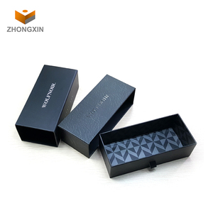 Scatola per Occhiali Personalizzata di Alta Qualità, Nuovo Design, Confezione per Occhiali da Sole, Custodia Nera di Lusso con Laccetto - Product Image 1