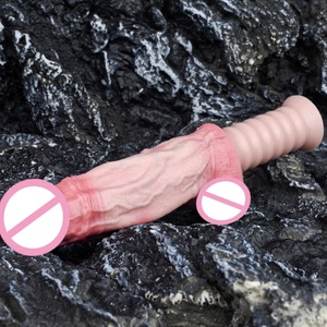 5.2cm Thick Double-layer <b>Dildo</b> Hand Shank Huge Realistic <b>Dildo</b> Female Masturbation Tools Prostate Stimulation Sex Toys for Women - Product Image 3