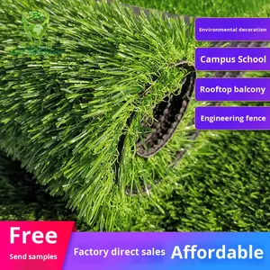 Gazon artificiel en plastique pour jardin <span class=keywords><strong>d</strong></span>'enfants et mariages en plein air, gazon <span class=keywords><strong>vert</strong></span> - Product Image 3