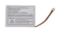616-0206 616-0183 Baterai 1000mAh untuk iPod 4 Generasi ke-4 Photo 4 20 40GB MA127 Photo 30GB M9 A1059 Baterai
