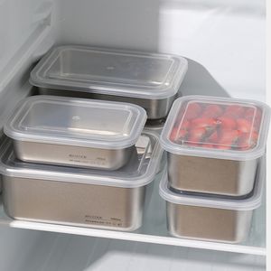 Maxcook Nouveau Boîte de Conservation Alimentaire en Acier Inoxydable 304 avec Couvercle pour le <span class=keywords><strong>Camping</strong></span> et la Cuisine - Product Image 3