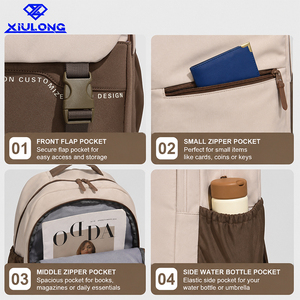 <span class=keywords><strong>Zaino</strong></span> Personalizzato con Logo, Leggero e Capiente, <span class=keywords><strong>per</strong></span> Viaggi, Computer, Università e <span class=keywords><strong>Scuola</strong></span> <span class=keywords><strong>Media</strong></span> - Product Image 3