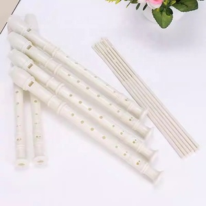 Vendite dirette in fabbrica per principianti in PVC alto bianco di piccole dimensioni meno costoso flauto di plastica a otto fori - Product Image 6