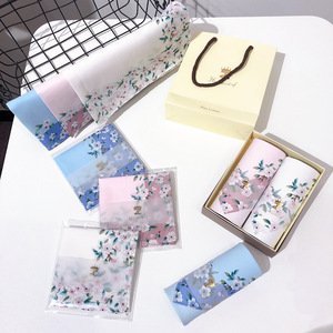 <span class=keywords><strong>Mouchoir</strong></span> en coton pur pour femmes, imprimé de fleurs, carré, <span class=keywords><strong>mouchoir</strong></span> en coton pour filles, motif floral antique, mouchoirs de mariage, cadeau de compagnie - Product Image 3