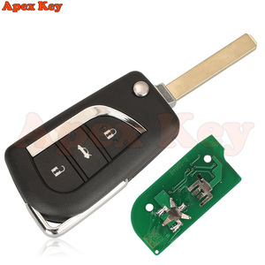 Clé de voiture télécommandée VA2 433 MHz H-8A pour Toyota Aygo Corolla Auris /G Chip compatible Verso Avensis S000048000 A03TAA - Product Image 3