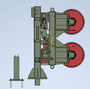 Vertikale Doppelrollenlager-Korrekturwalze Umweltfreundliches Design Einfache Bedienung Hohe Langlebigkeit Kaltwalzenanlage <span class=keywords><strong>Wu</strong></span> Han Yi Zhen Ke <span class=keywords><strong>Ji</strong></span> - Product Image 3