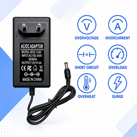 Adaptateurs secteur muraux 12V 4A 48W personnalisables avec options de prises US, EU, UK, AU pour routeurs et commutateurs réseau – Vente directe usine