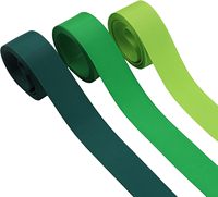 Vente en gros 25mm 38mm Ruban gros-grain extensible en polyester 100% Ruban coloré personnalisé Ruban de couronne de couleur unie personnalisé