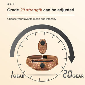 इलेक्ट्रिक बेल्ट पेट की मांसपेशियों को आराम पेशी उत्तेजक भौतिक चिकित्सा आवेग ईएमएस मालिश दसियों इकाई बेल्ट - Product Image 3