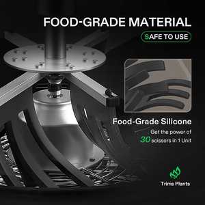 2026 Superventas: Máquina Recortadora de Cogollos y Hojas Hidropónicas de 18 Pulgadas, Recortadora de Cuenco para Cogollos, Flores y Plantas Hidropónicas - Product Image 4