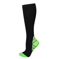 Chaussettes de compression professionnelles en nylon dégradé, antidérapantes, mi-mollet, pour le sport, la course à pied, le cyclisme, toutes saisons, pour jeunes, hommes et femmes